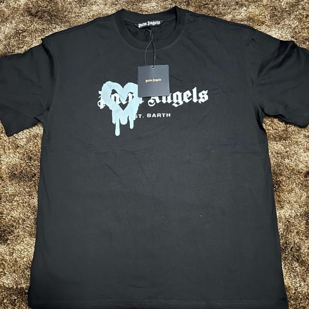 Palm Angels black Palm Angels sprayed logo